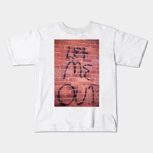 Brick Wall Message Kids T-Shirt